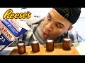 DIY REESES SHOT GLASS TASTE TEST