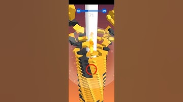 Stack Ball 3D Game 878 Level Completed👌💯 #shorts