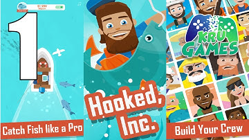 Hooked Inc: Fisher Tycoon Gameplay Walkthrough #1 (Android, IOS)