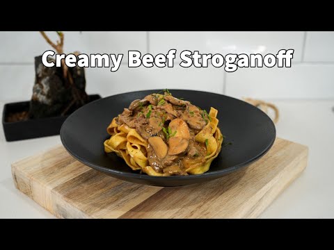 The Creamy Garlic Beef Stroganoff Recipe You Need