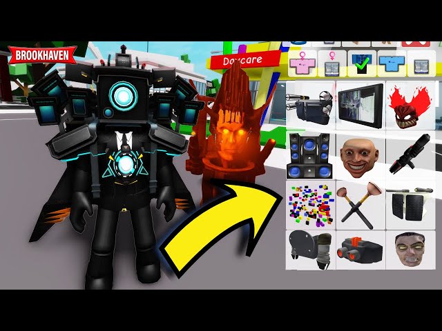 HOW TO TURN INTO Skibidi Toilet in Roblox Brookhaven! * ID Codes