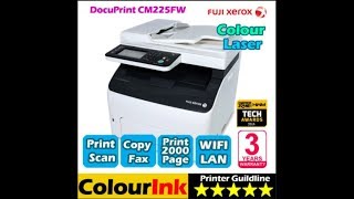 Review The Fuji Xerox CM225FW (COPYING AND PRINTING )