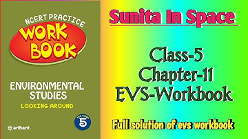 Sunita in Space Class 5 Chapter‐11 EVS‐Workbook fully solved exercise @NCERTTHEMIND
