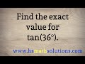 Understanding Tangent Values and Trigonometric Identities