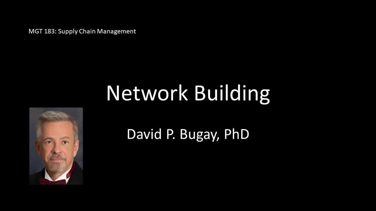 Supply Chain Network Building - YouTube