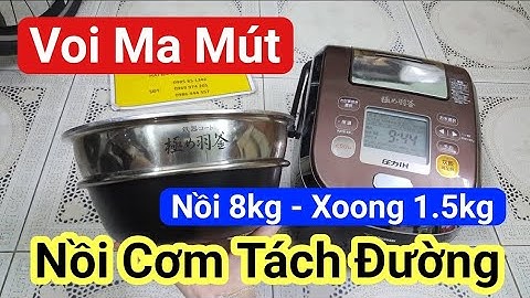 Voi Ma Mút | Nồi cơm Tách Đường 1 lít Zojirushi NP-WB10 | 0985851342