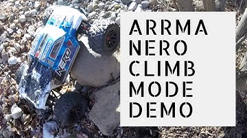 Arrma Nero - Diff Brain Climb Mode Demonstration