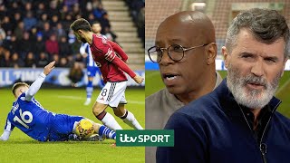 'It's clever!' - Roy Keane and Ian Wright on Bruno Fernandes penalty decision | ITV Sport