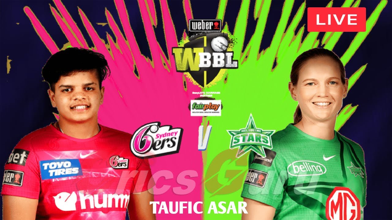 🔴LIVE SYSW VS MLSW | WBBL 07 | SYDNEY SIXERS WOMEN VS MELBOURNE STARS WOMEN | WOMENS BIG BASH LEAGUE