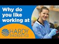 Revealing why we enjoy working at hardy diagnostics