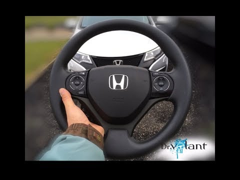 How to remove steering wheel + AIRBAG Honda Civic 9g   Dr.Volant