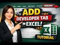 How to add developer tab in Excel and Word | Step by step Guide #excel #word #microsoft #developer
