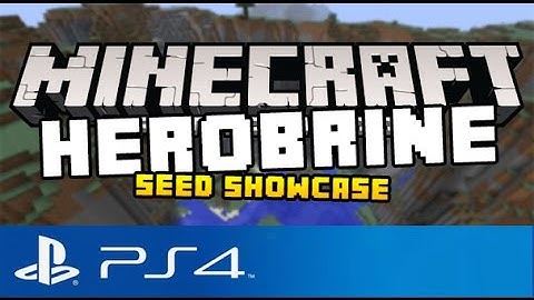 Minecraft Ps4 Herobrine Seed Showcase