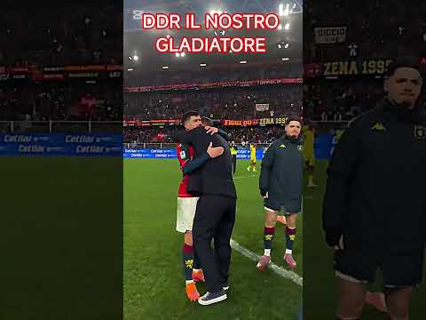 Video GENOA MISTER DE ROSSI IL NOSTRO GLADIATORE #shorts #genoa