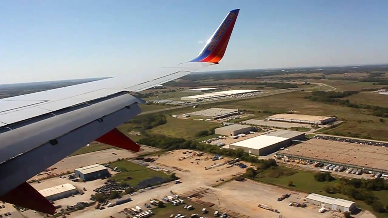 southwest airlines, landing in oklahoma city YouTube