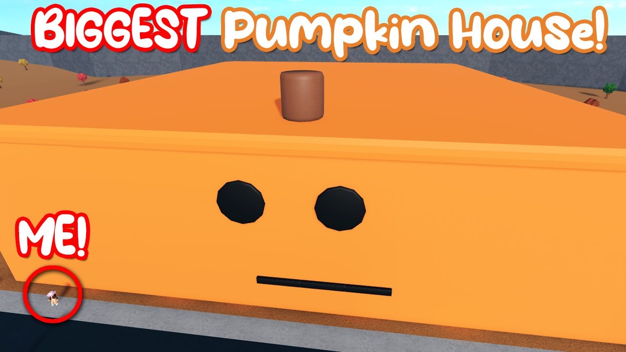 World's BIGGEST House In Bloxburg! *pumpkin edition* YouTube