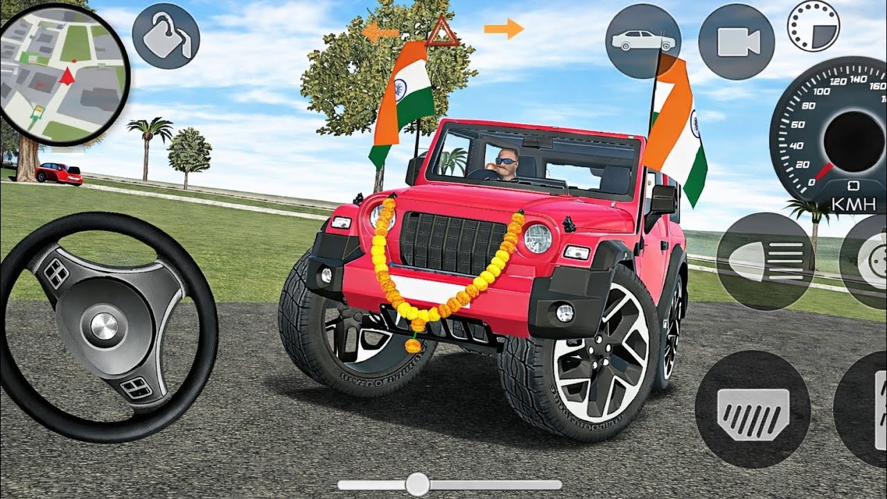 KrvxGaming Thar😈Games:Indian Red Thar (Gadi Wala Games) Car Game Android Game - #2026#india