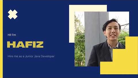 Resume Video | Why you should hire me