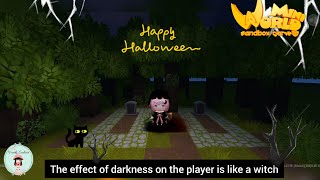 Membuat efek kegelapan pada pemain | How to make effect of darkness on the player | Mini world | screenshot 4