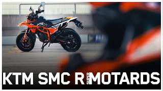 KTM SMC R Super Motard Line-up  [KTM Scandinavia]