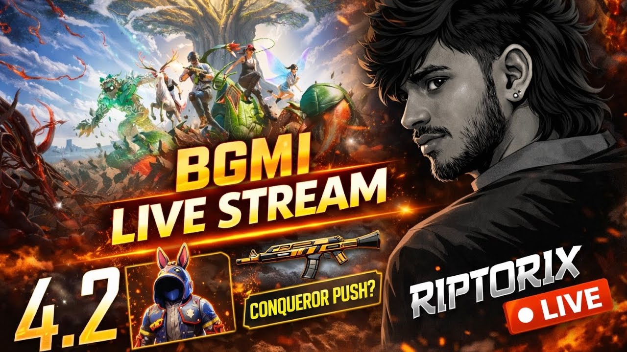 BGMI LIVE 🔥 | Predator Mode ON – RIPTORIXxLive