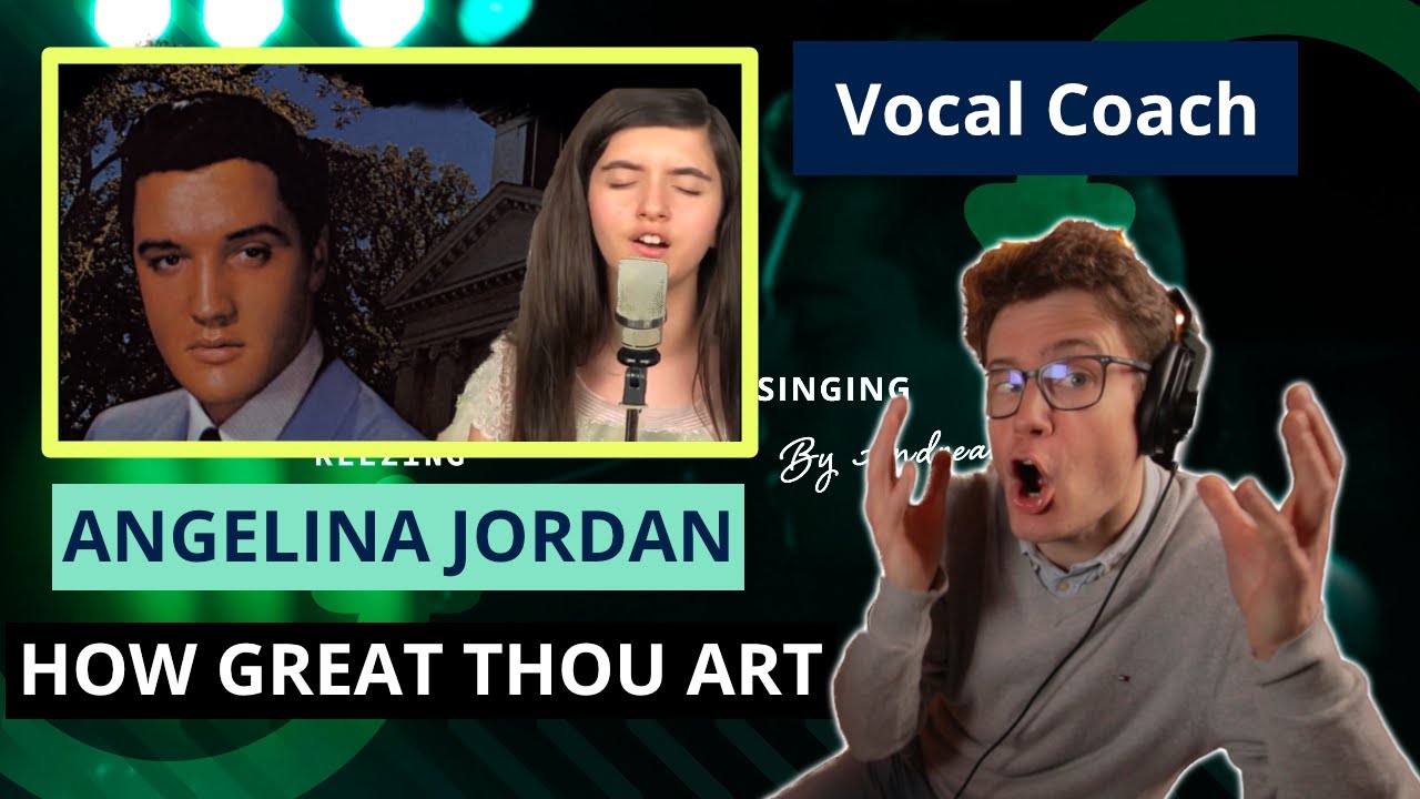 CAN SHE REALLY SING IN ELVIS'S KEY? Vocal Coach Reacts to Angelina Jordan How Great Thou Art