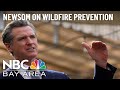 Newsom Discusses Investments in Wildfire Prevention