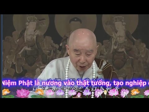Video TĐ:898-Niệm Phật là nương vào thật tướng, tạo nghiệp... - youtube