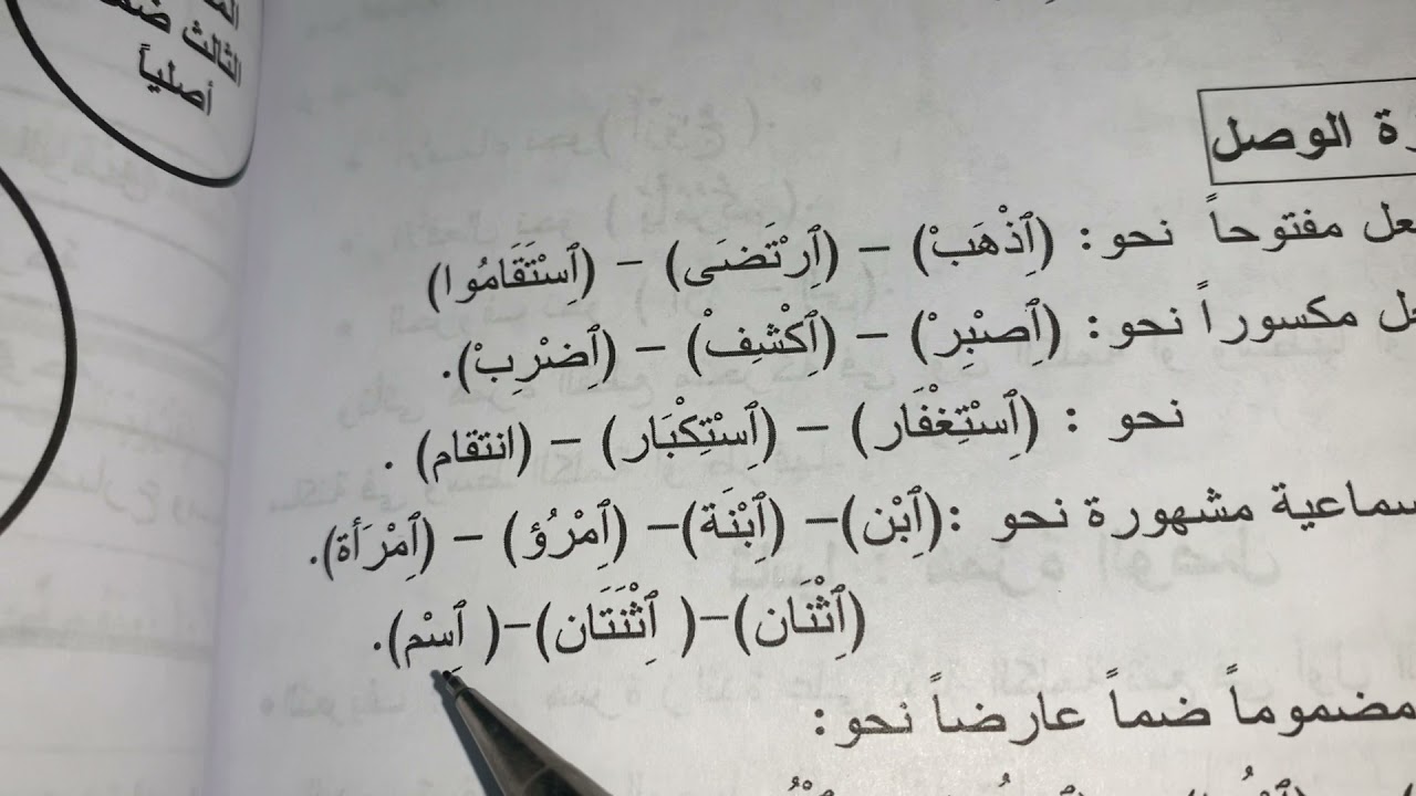 متى تكسر همزة الوصل