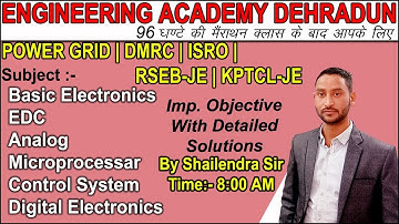 LEC-16, ELECTRONICS,IMP. MCQ