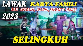 SELINGKUH || LAWAK KARYA FAMILI ||CAK SUTAWI Dkk || LAWAK MADURA || TANGKAS SHOOTING || 2023.