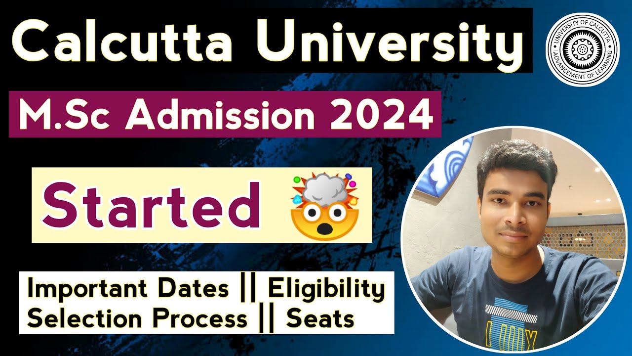 Calcutta University PG Admission 2024 Started || Eligibility ...