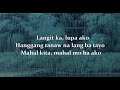 Faith Cuneta - Pag-ibig Ko'y Pansinin (Lyrics) Langit ka, lupa ako