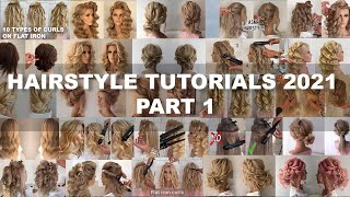 All hairstyle tutorials by Andreeva Nata 2021. Part 1