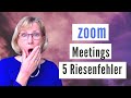 An Zoom Meeting teilnehmen - 5 Fehler, die du unbedingt vermeiden solltest