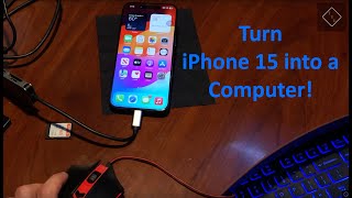 How-to use a Mouse and Keyboard on iPhone 15