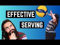 Volleyball serving strategy