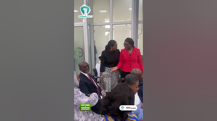 Emeafa Hardcastle, Joyce Bawa Mogtari and Kafui Danku at Dr. Omane Boamah’s vetting.