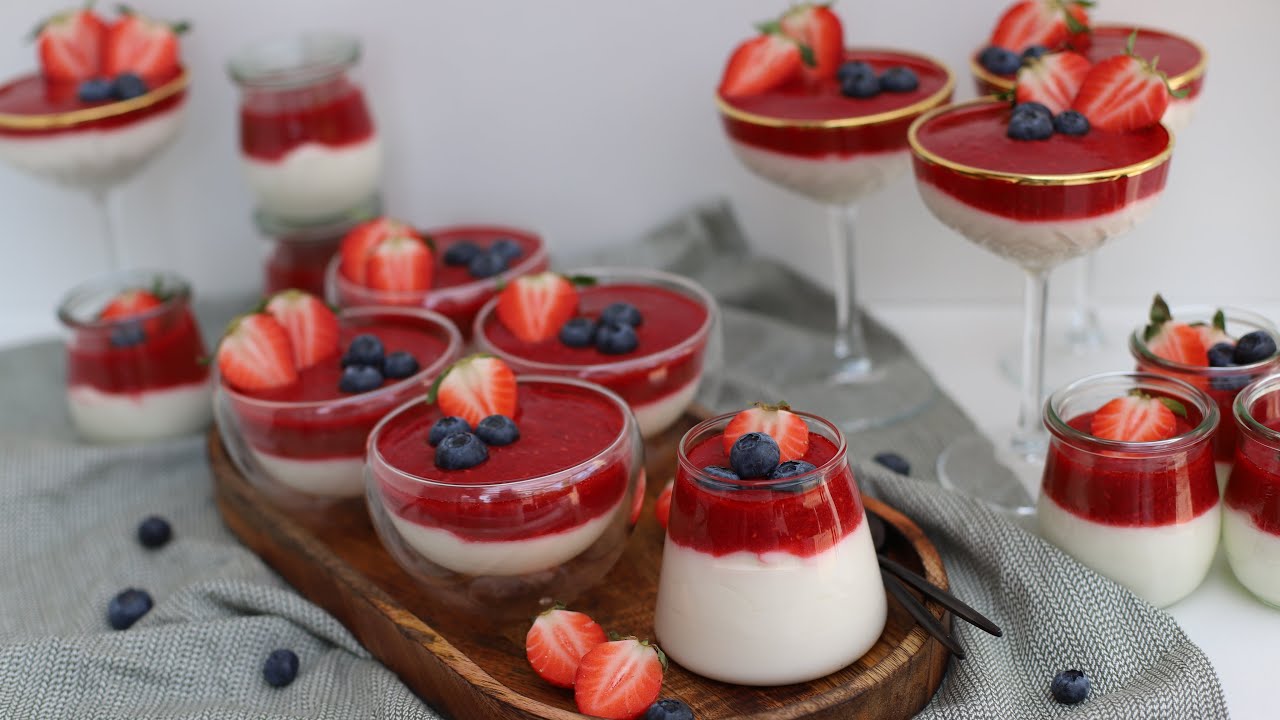 Joghurtbombe im Glas | das perfekte Sommer Dessert im Glas | 5 Minuten Rezept / yoğurtlu yaz tatlısı