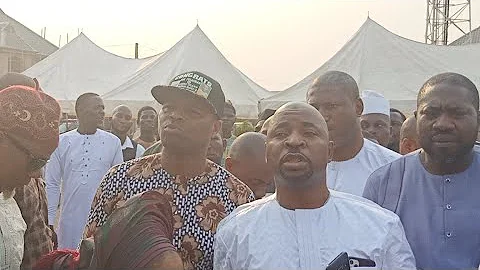 COMMISSIONING OF ALHAJA AJOKE AKINSANYA HOUSE BY HIS HUSBAND ALHAJI MUSILIU AKINSANYA IN LAGOS STATE