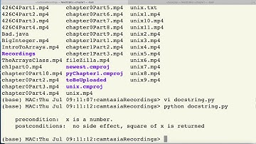 Documenting Python Functions