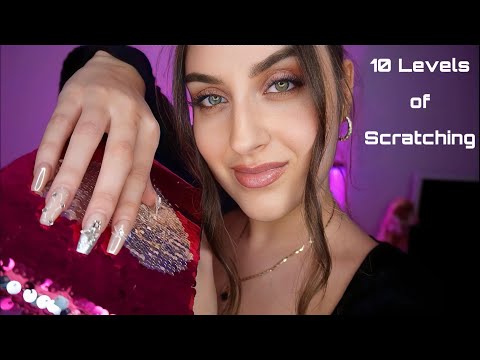 ASMR deutsch 10 LEVELS of SCRATCHING SCHAFFST DU ES BIS LEVEL 10 OHNE EINZUSCHLAFEN?😴 Tingles 🤯