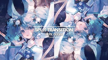 Split Slide Tutorial ☆ Alight Motion