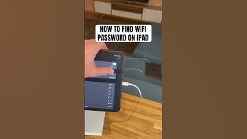 How to find WiFi password on iPad
