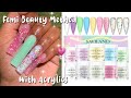 Femi Beauty Method Using Saviland Acrylics | Enailcoutoure Extreme Square Nails | Nail Tutorial