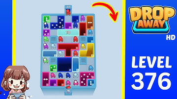 Drop Away Level 376 Solution Walkthrough