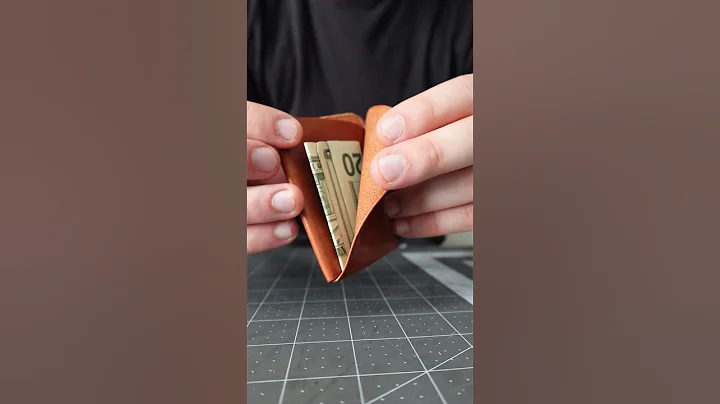 Making a minimalist wallet #asmr