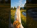 sunflower harvest accompanied by sunset🌻 #sunset #sunflower #ai #shorts