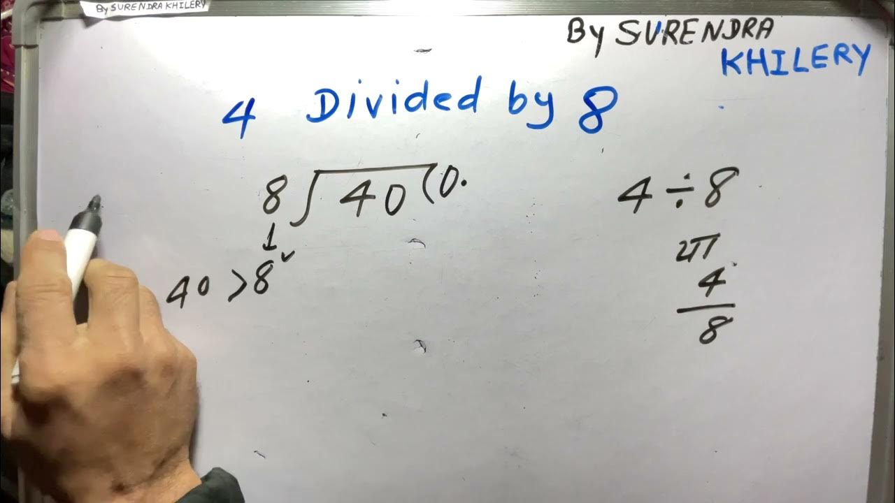 4 Divided By 8 Long Division Divide Karna Kaise Sikhe By Surendra 4-divided-by-8-long-division-divide-karna-kaise-sikhe-by-surendra