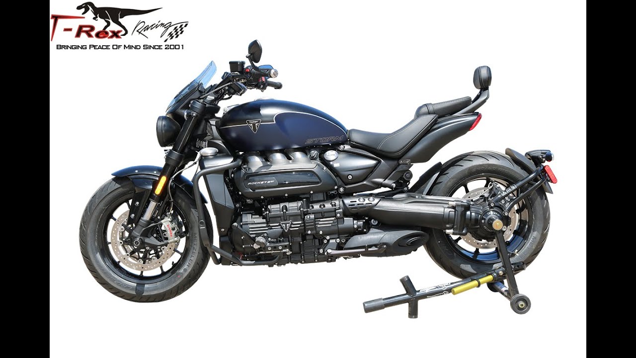 Односторонний штифт подставки T-Rex Racing для Triumph Rocket 3 GT / Rocket 3 R